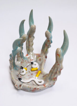 Funny-Guy-Ceramics-Online-UK-by-Naomi Gilon Earthenware-ceramics size:14 x 14 x 13.5 cm year:2021